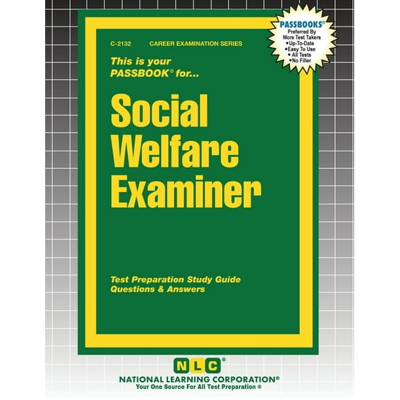 Career Examination Social Welfare Examiner, Book 2132, (Paperback)