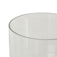 thumbnail image 5 of DecMode Glass Wide Candle Holder with Elevated Base, 5 of 12
