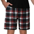 thumbnail image 2 of Pxiakgy women's sleepwear Mens Fashion Casual Plaid Printed Elastic Waist Shorts Home Pants Pajamas Red + XXL, 2 of 8