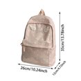 thumbnail image 2 of Cute Wing Polka Dot Backpack, Lightweight Dacron Student, Water Resistant Casual Daypack with Hidden Pockets for School Travel Outdoor Sports, 2 of 2