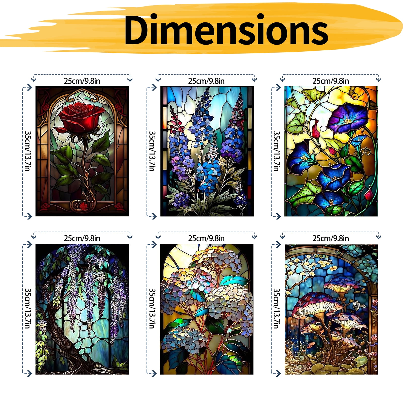 JYLMOOD 6pcs Paint by Numbers for Adults Kits, DIY Easy Painting by Numbers for Gift Home Wall Decoration 25x35cm Frameless