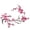 Pink, variant on 3Pcs Sakura Patches Embroidered Flower Applique, Cherry Blossom Iron On Patches for Clothing, Decorative Sew On Embroidery Patch for Jackets, Jeans, Hats, Backpacks and DIY Crafts