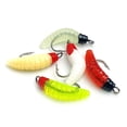 thumbnail image 4 of LICEWO 30Pcs Soft Maggot Baits Bread Worms Artificial Baits Soft Plastic Fishing Lures, 4 of 10
