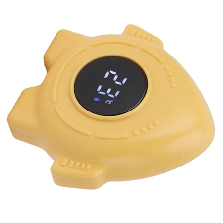 NFTIGB Baby Bath Thermometer Intelligence Electronic Digital Water Temperature Sensor Floating Toy Yellow Rocket Shape (3.94 inches / 10 cm) For Infant