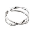 thumbnail image 1 of Jumpingount Anillo de apertura para mujer, decoración de perlas geométricas de Metal, anillos de moda, decoraciones para novia, joyería para mujer, Ropa, zapatos y accesorios Miscelánea Plata Jumpingount  AP016138-02, 1 of 5