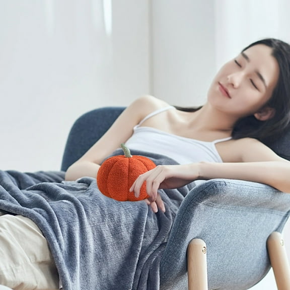 sruoe Decorative Pillows, Decorative Pillows for Sofa, Soft, Decorative Throw Pillow for Living Room and Bedroom, Orange, 7.8in