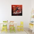 thumbnail image 3 of Stupell Industries Modern Shades Of Red Sneaker Canvas Art, 24 x 24, by Creative Studio, 3 of 8