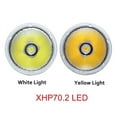 thumbnail image 4 of LED Diving Flashlight Powerful XHP70.2 Chip Yellow/white Light 4000lm Torch Underwater 100m Waterproof Flashlights 32650 ,Portable, 4 of 7