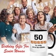 thumbnail image 4 of Funny 60th Birthday Mug 60 Is Only 15 In Scrabble – Funny 60th Birthday Gifts for 60 Year Old Women Men Old People Senior Citizens Mom Dad Grandma Grandpa Friends - Milestone Birthday Coffee Mug 11oz, 4 of 8
