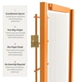 thumbnail image 4 of Red Lantern 2 ft. Short Desktop Window Pane Shoji Screen - Honey - 8 Panels, 4 of 7