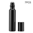 thumbnail image 1 of Sailing Juego de botellas de perfume recargables - 7 piezas de botellas de vidrio con rodillo de tamaño de viaje, 10 ml, negro, 1 of 9