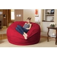thumbnail image 6 of Chill Sack Bean Bag Chair, Memory Foam with Microsuede Cover, Kids, Adults, 6 ft, Cinnabar, 6 of 9