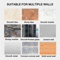 thumbnail image 3 of Triangular Commodity Shelf Hollowed Aircraft Aluminum Punch-Free with Hooks Hanging Storage Rack Bracket for Kitchen Bathroom Wall Corner, 3 of 9