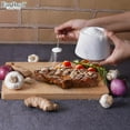 thumbnail image 5 of Radicaln White Marble 4" Salt Cellar with Lid and Spoon – Kitchen Salt Container | Spice Jars, Sugar Bowl, Salt Keeper & Seasoning Holder for Countertop Storage & Dining Table Décor, 5 of 6