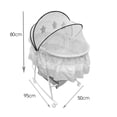 thumbnail image 3 of Cuna Moises AEIOU Puntos Rosa, 3 of 3