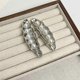 thumbnail image 4 of Women's Fashion Drop Ear Studs Jewelry Metal Plated Dangle Earrings in Pea Style with Vintage Imitation Pearls, 4 of 4
