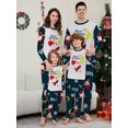 thumbnail image 3 of Pijamas familiares navideños 2025 Feliz Nochebuena Estampado de Papá Noel Conjunto de pijama para adultos y niños Mono para bebé Pijamas familiares a juego, 3 of 3