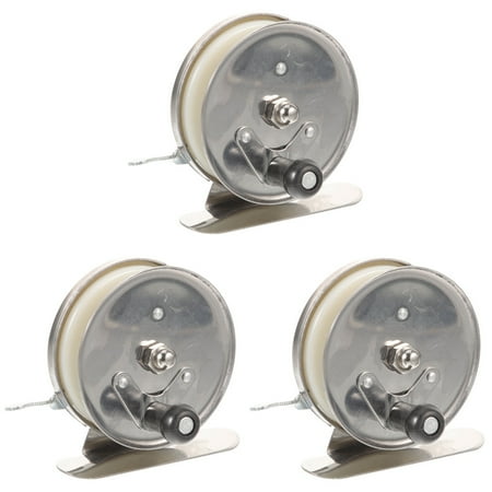 unbranded 3pcs Outdoor Fly Fishing Reel Sea Fishing Gear Fishing Pole Wheel Fishing Reel Tool