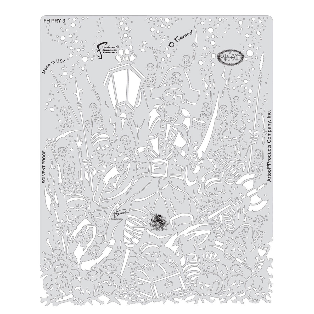Iwata Artool Freehand Template - Piracy O' Cursed - Walmart.com