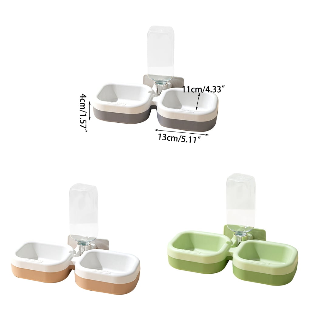 Automatic Water Dispenser Slow Feeding Pet Bowl Non-slip Dogs Food Water Bowls
