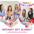 thumbnail image 3 of 18 Year Old Girl Birthday Gifts, 18th Birthday Decorations Blanket for Girls, Birthday Gift Ideas for Daughter Granddaughter Son Grandson, Soft Cozy Flannel Throw Blanket for Bed Sofa Christmas, 3 of 6