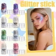 thumbnail image 3 of 4th of July Patriotic Body Glitter Stick, Red, White and Blue Hair and Body Sparkle Gel for Women Men, Waterproof 3-in-1 Glow Sticks Decorations Outfits Accessories for Independence,Style A 1PC, 3 of 7