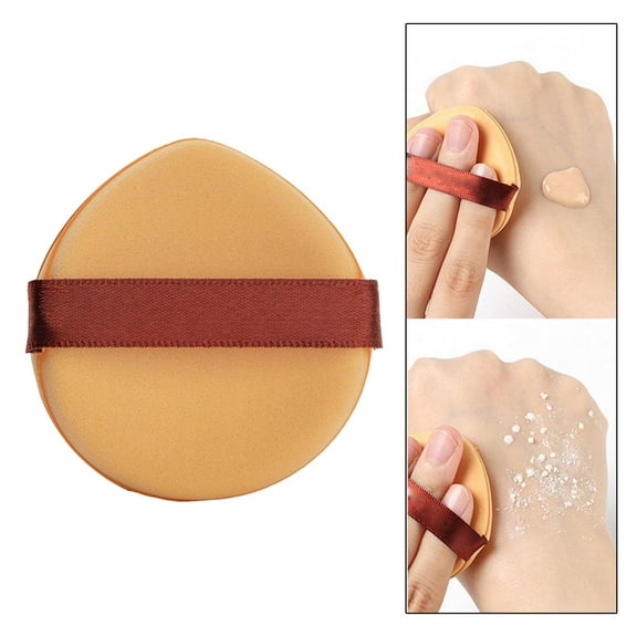 Face Makeup Sponge Air Cushion Powder Puff Reusable Powder Liquid Cosmetic Makeup Foundation Sponge Round Latex-free