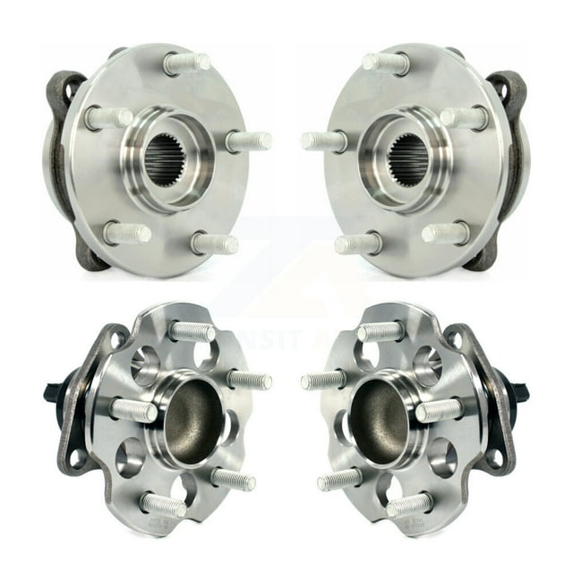 Kugel Front Rear Wheel Bearing & Hub Assembly Kit for Car 2016-2020 Toyota Mirai - Left Right Side (Driver Passenger) K70-101767