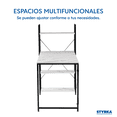 thumbnail image 4 of Escritorio Oficina STYRKA Minimalista Librero Estación de Estudio Acabado Marmol, 4 of 6
