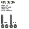 thumbnail image 3 of 1/2 In  X 8 In Shelf Bracket Kit, 4 Pack, 3 of 9