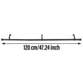 thumbnail image 2 of Estbridge 3 Pack Curtain Rod Adjustable 60-120 Inch  Expandable Spring Loaded Tension Rods for Window  Bathroom  Cupboard  Kitchen, 2 of 8