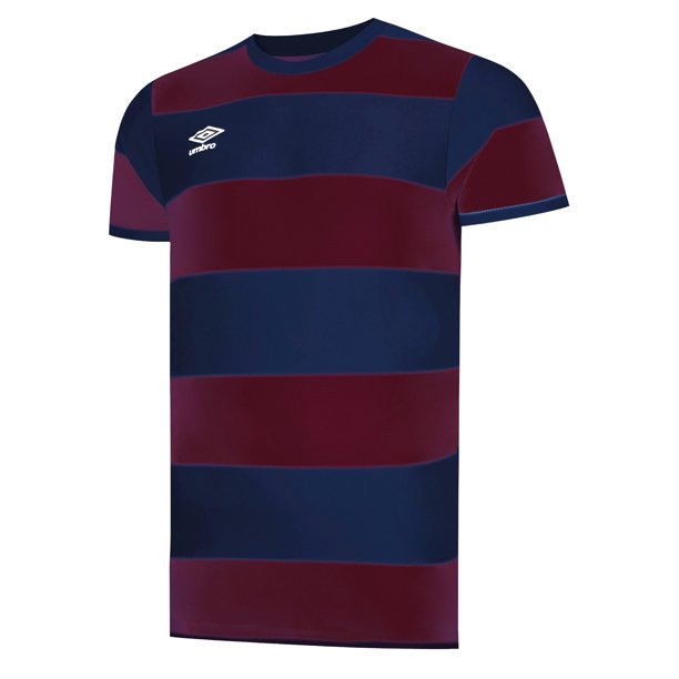 Umbro - Jersey Triumph para Hombre (Marino, Nuevo Clarete)
