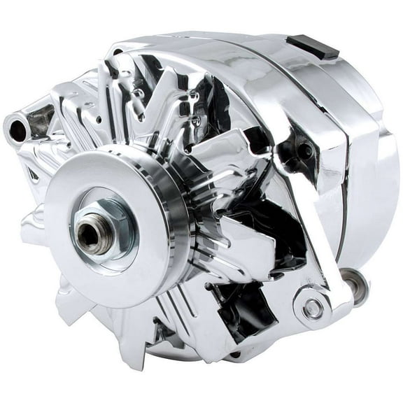 GM Alternator Chrome 100 Amp 1-Wire