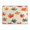 thumbnail image 5 of Yayeee Area Rugs for Living Room 5.2'x4' Non Slip Washable Bedroom Floor Carpet, Orange Autumn Leaves, 5 of 5