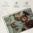 thumbnail image 6 of Elephant Stock Antique Pirate Map Wall Art - Horizontal Canvas Wall Art - Living Room Wall Decor - Nautical Canvas - Brown And Blue Decor - 12" x 8", 6 of 8