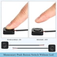 thumbnail image 2 of 10Pcs 12V/24V Mini Momentary Push Button ON/Off Switch, Mount, Easy Installation for Electronic Expe, 2 of 5