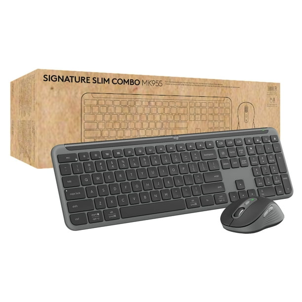 Combo de teclado y ratón inalámbricos Logitech Signature Slim MK955