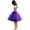 Purple, variant on Women Tulle Skirt 4-Layers Mesh Fluffy Princess Underskirt A Line Knee Length Dancing Tutu Skirt for Wedding Party Homecoming Prom