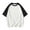 White, variant on Men's casual drop shoulder T-shirt Colorblock loose short sleeve round neck holiday street T-shirt