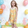 thumbnail image 6 of ATOGUTA Elegant Dresses for Girls Casual Summer Spaghetti Straps Easter Romper Dresses with Pockets for Kid Size 3T-10. Multicolor, 6 of 6