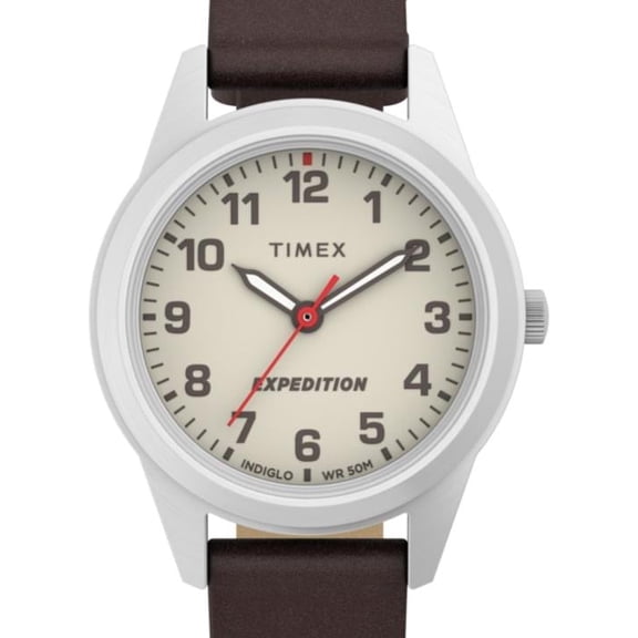 Timex Expedition Field Mini Leather Strap Ladies Watch