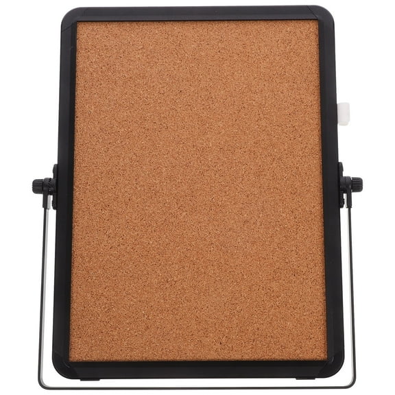 FRCOLOR Large Desktop Corkboard for Office and Study Brown Rectangular Writing Surface 1Set