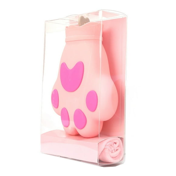 KAKOWELY Bolsa refrescante de verano con forma de pata de gato (rosa)