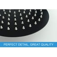 thumbnail image 4 of High Pressure Shower Head, 8 Inch Rain Showerhead, Ultra-Thin Design- Pressure Boosting, Awesome Shower Experience, High Flow Stainless Steel Rainfall Shower Head (Matte Black), 4 of 5