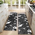 thumbnail image 4 of Kitchen Rugs Sets Of 2,Ghost and Spider Web Halloween Pattern Anti Fatigue Kitchen Mat Rugs Non Slip Washable,Decorative Kitchen Floor Mats for Kitchen,Sink,Laundry,17"X47", 4 of 5