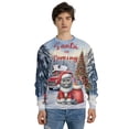thumbnail image 4 of Santa is Coming Scottish Fold Merry Christmas Xmas Noel Truck Tree All Over Print 3D Sweatshirt Unisex Merch Cat Lover Kitten Owner Gifts - 02023, 4 of 6
