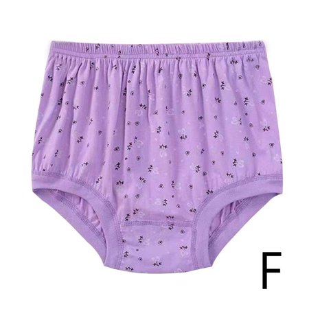 

Womens Plus Size High Waist Underwear Brief Cotton For Ladies Breathable K5Q3