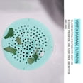 thumbnail image 6 of 1 PackHair Catcher,4.52" Square Hair Drain Cover for Shower Silicone Hair Stopper with Suction Cup,Easy to Install Suit for Bathroom,Bathtub,Kitchen,Green, 6 of 7
