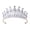 Silver white, variant on YIEMEEN Elegant Silver Tiaras with Designs for Bridal Hair Jewelry Prom Queen Costumes