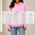 thumbnail image 3 of XRoczxe Women's Pullover Hoodie, Long Sleeve Fleece Sweatshirt with Kangaroo Pocket, Soft Casual Loose Fit Hooded Top for Fall Winter Lounge & Daily Wear, 3 of 9
